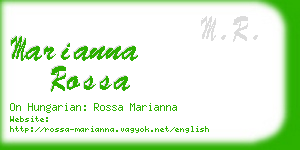 marianna rossa business card